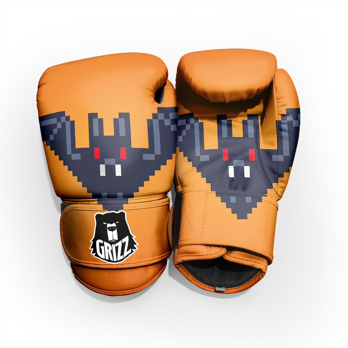 Halloween Bat 8-Bit Pixel Print Pro Boxing Glove