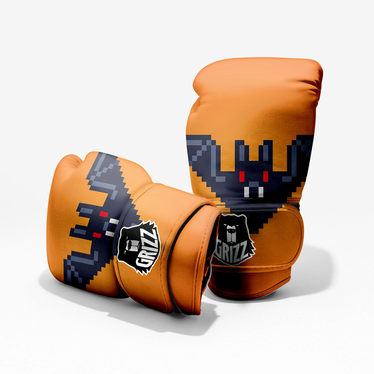 Halloween Bat 8-Bit Pixel Print Pro Boxing Glove