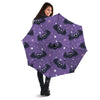 Halloween Bat Black And Purple Print Umbrella-grizzshop