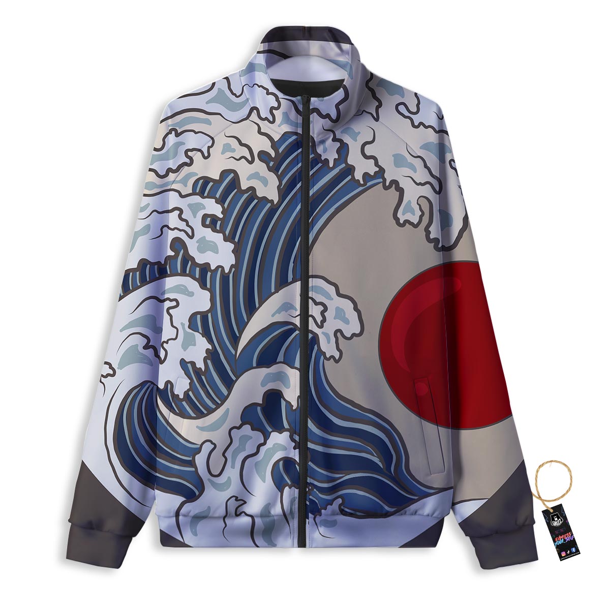 Halloween Black And Purple Print Pattern Track Jacket-grizzshop