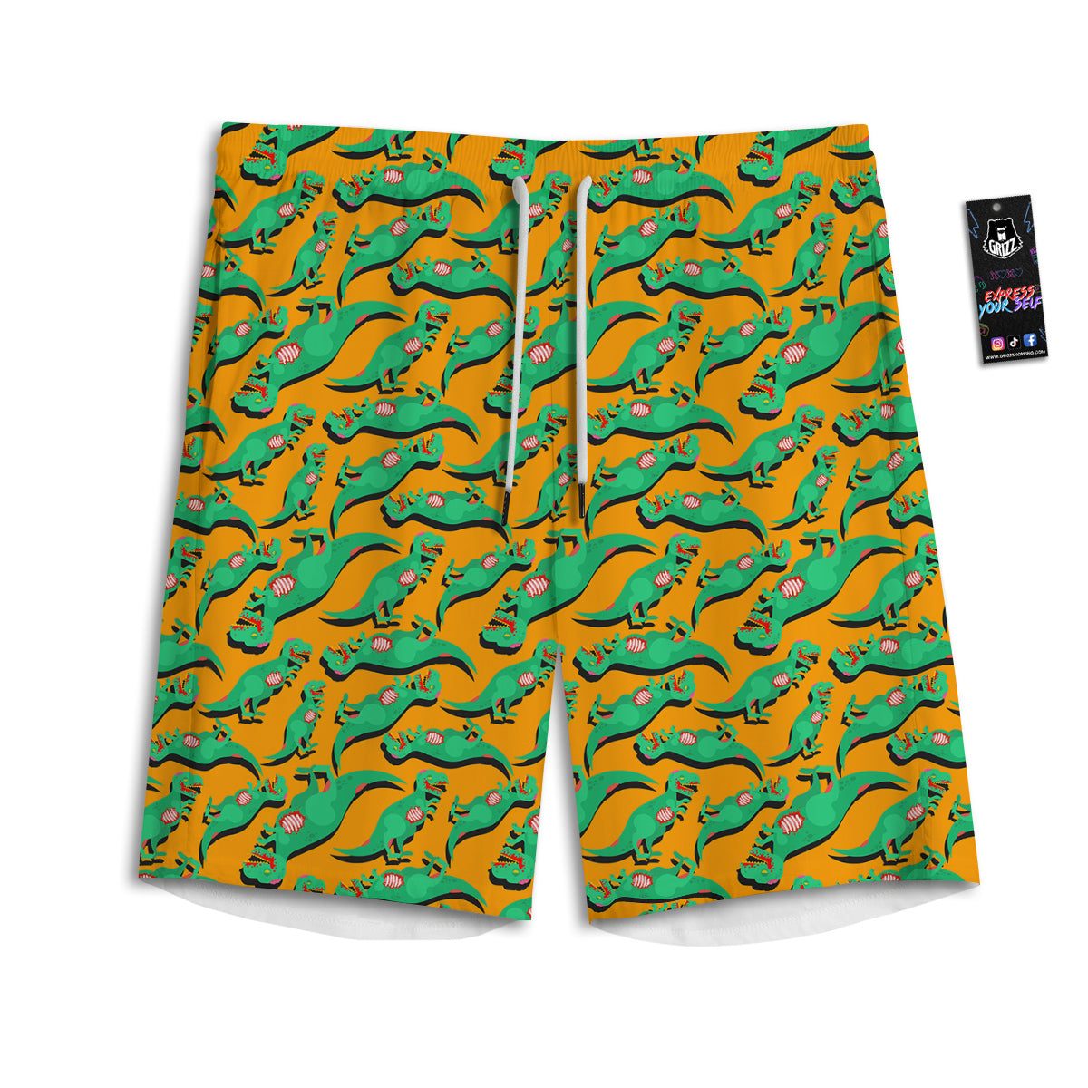 Inspired Native Print Pattern Men's Athletic Shorts