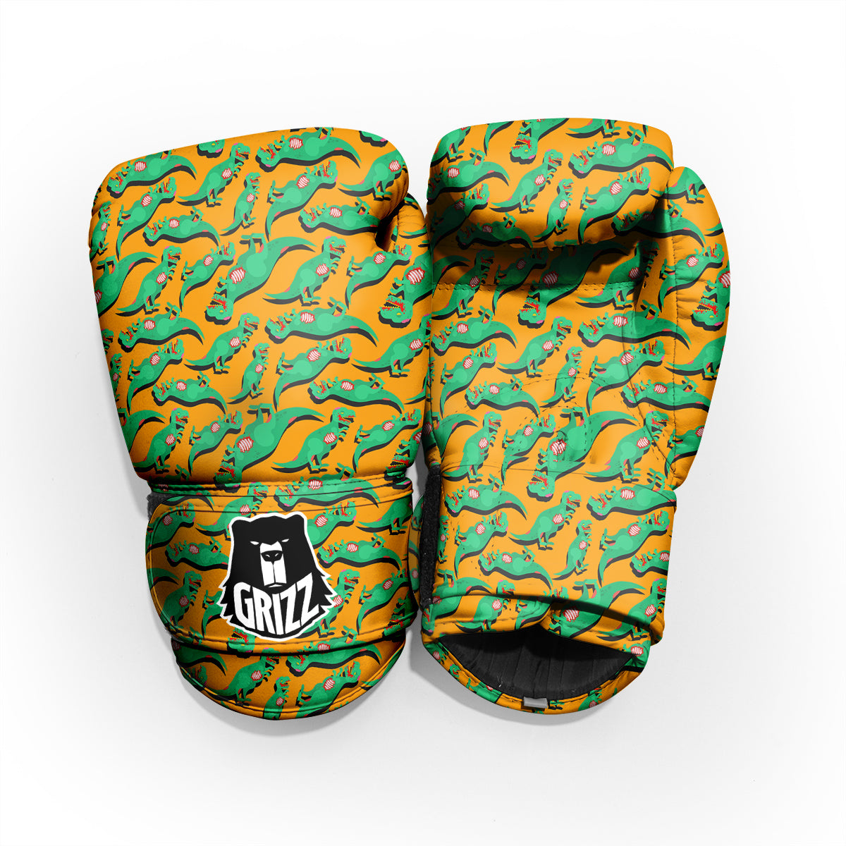 Halloween Cute Dino Print Pattern Pro Boxing Glove