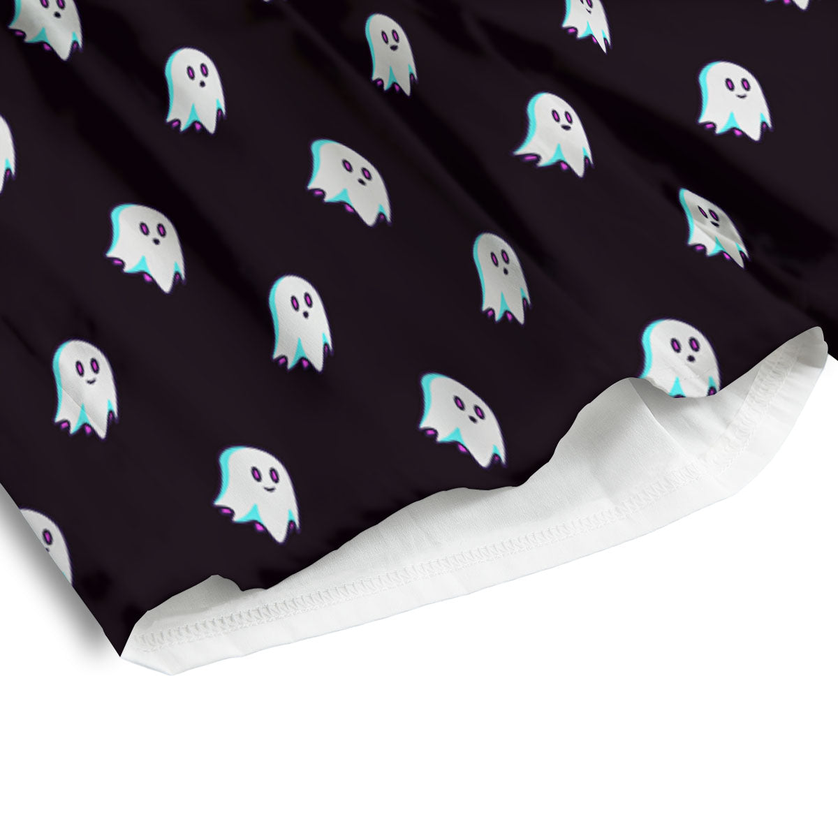 Halloween Ghost Little Print Pattern Men's Athletic Shorts