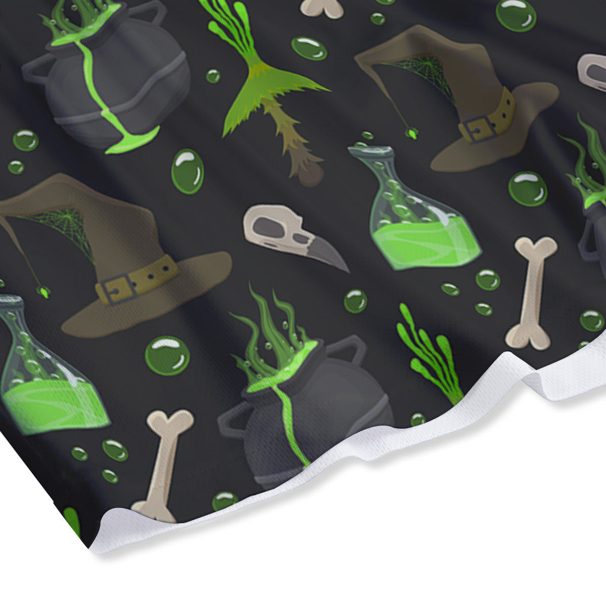 Lotus Leaf And Flower On The Water Print Pattern Mesh Shorts