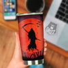 Halloween Grim Reaper Print Tumbler-grizzshop