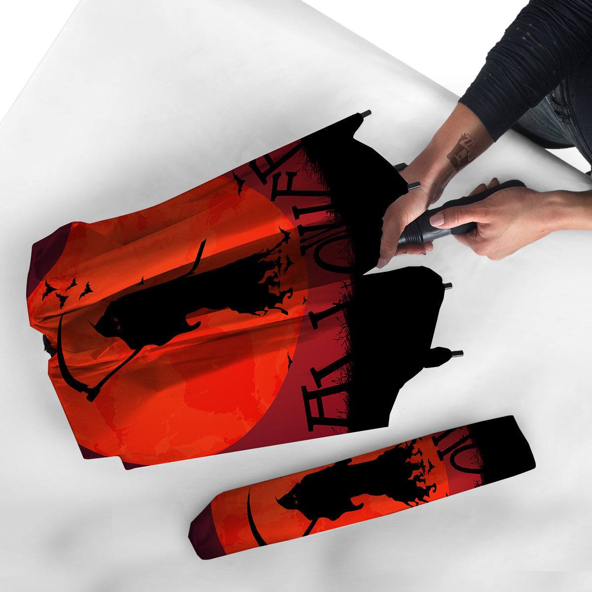 Halloween Grim Reaper Print Umbrella-grizzshop