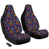 Halloween Neon Cute Print Pattern Car Seat Covers-grizzshop