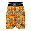 Halloween Pumpkin Pattern Print Boxing Shorts-grizzshop