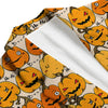 Halloween Pumpkin Pattern Print Men's Blazer-grizzshop