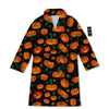 Halloween Pumpkin Print Pattern Bathrobe-grizzshop