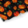 Halloween Pumpkin Print Pattern Men's Athletic Shorts