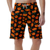 Halloween Pumpkin Print Pattern Men's Shorts-grizzshop