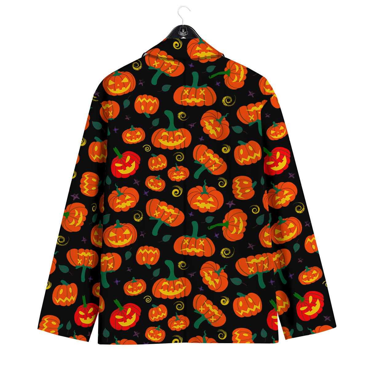 Halloween Pumpkin Print Pattern Men's Sport Coat