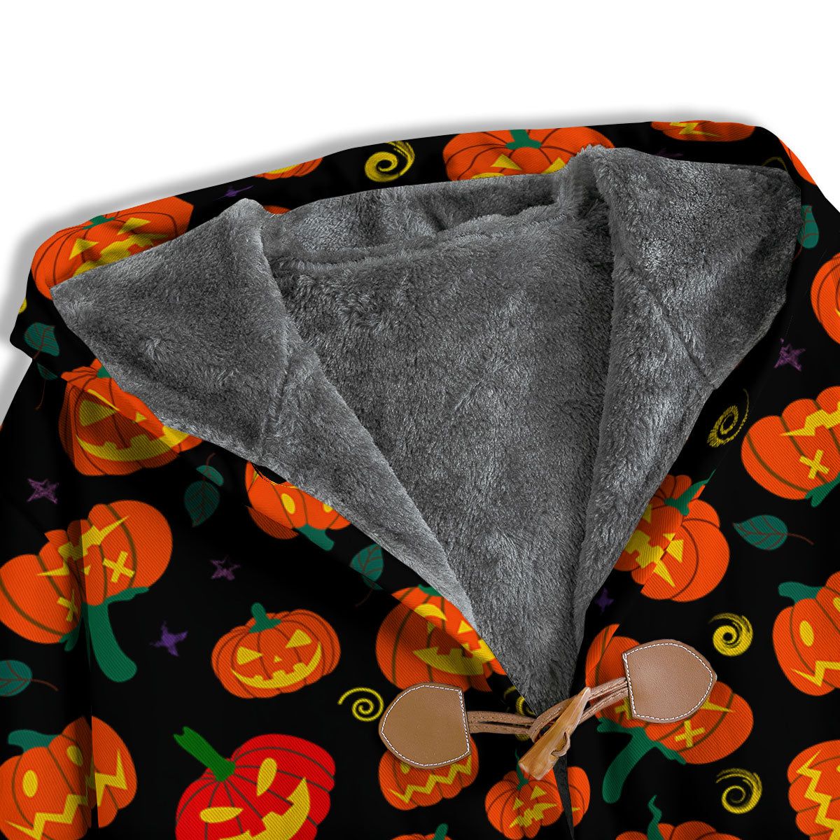 Halloween Pumpkin Print Pattern Men's Windbreaker Jacket-grizzshop