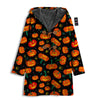 Halloween Pumpkin Print Pattern Men's Windbreaker Jacket