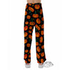 Halloween Pumpkin Print Pattern Pajama Pants-grizzshop