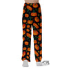 Halloween Pumpkin Print Pattern Pajama Pants-grizzshop