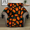 Halloween Pumpkin Print Pattern Recliner Protector-grizzshop