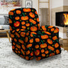 Halloween Pumpkin Print Pattern Recliner Slipcover-grizzshop