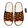 Halloween Pumpkin Print Pattern Sandals-grizzshop