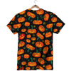 Halloween Pumpkin Print Pattern T-Shirt-grizzshop