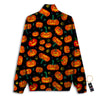 Halloween Pumpkin Print Pattern Track Jacket-grizzshop