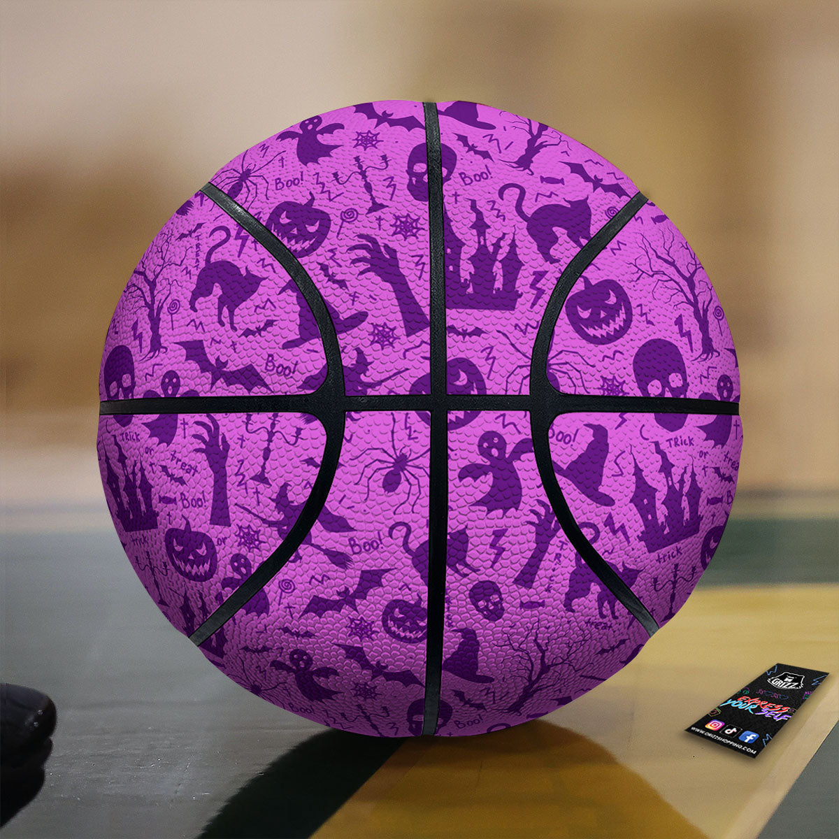 Green Plaid  Print Basketball