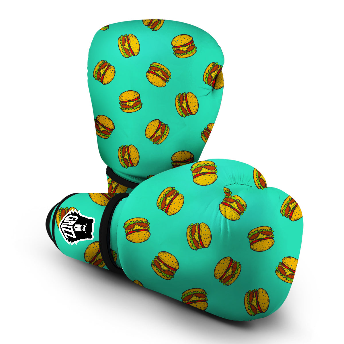 Hamburger Pastel Boxing Gloves-grizzshop