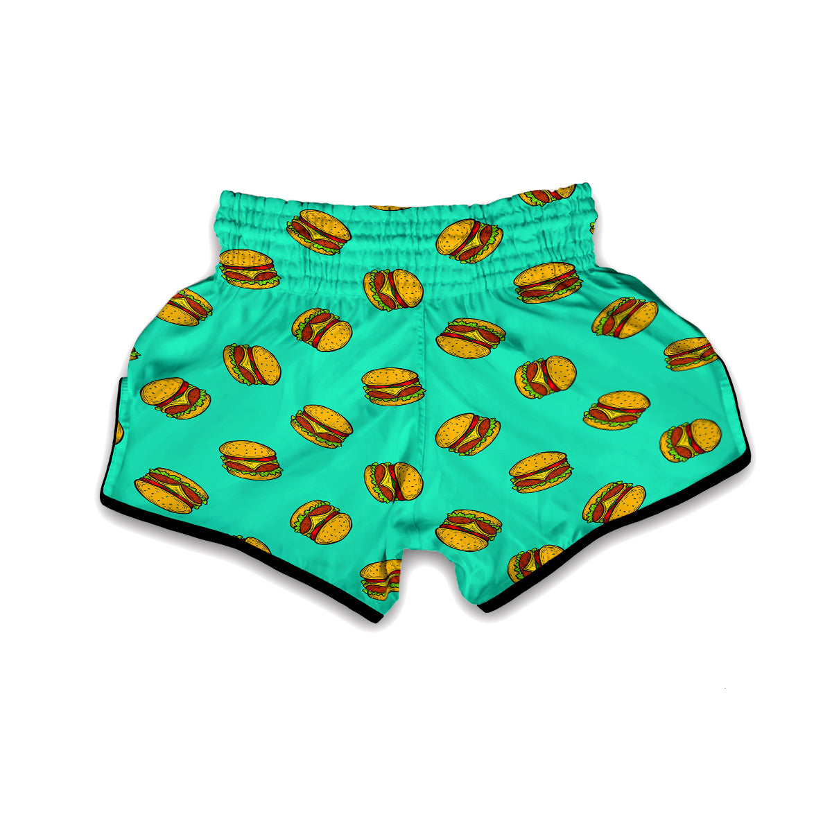 Hamburger Pastel Muay Thai Boxing Shorts-grizzshop