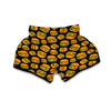 Hamburger Print Muay Thai Boxing Shorts-grizzshop