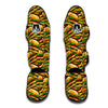 Hamburger Print Pattern Muay Thai Shin Guards-grizzshop