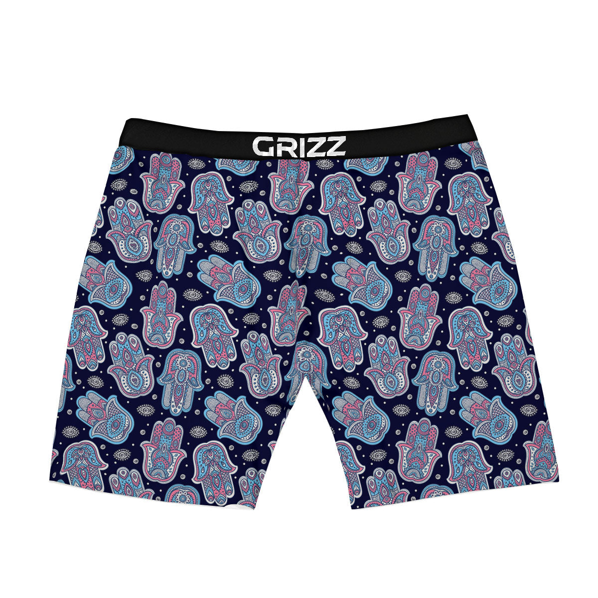Hamsa Boho Print Pattern Boxer Briefs-grizzshop