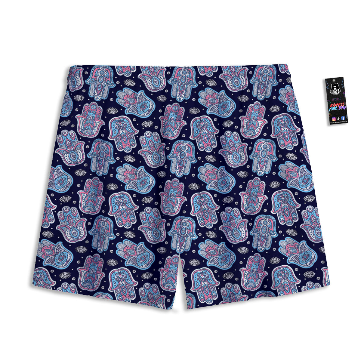 Giraffe Exotic Tropical Print Pattern Mesh Shorts