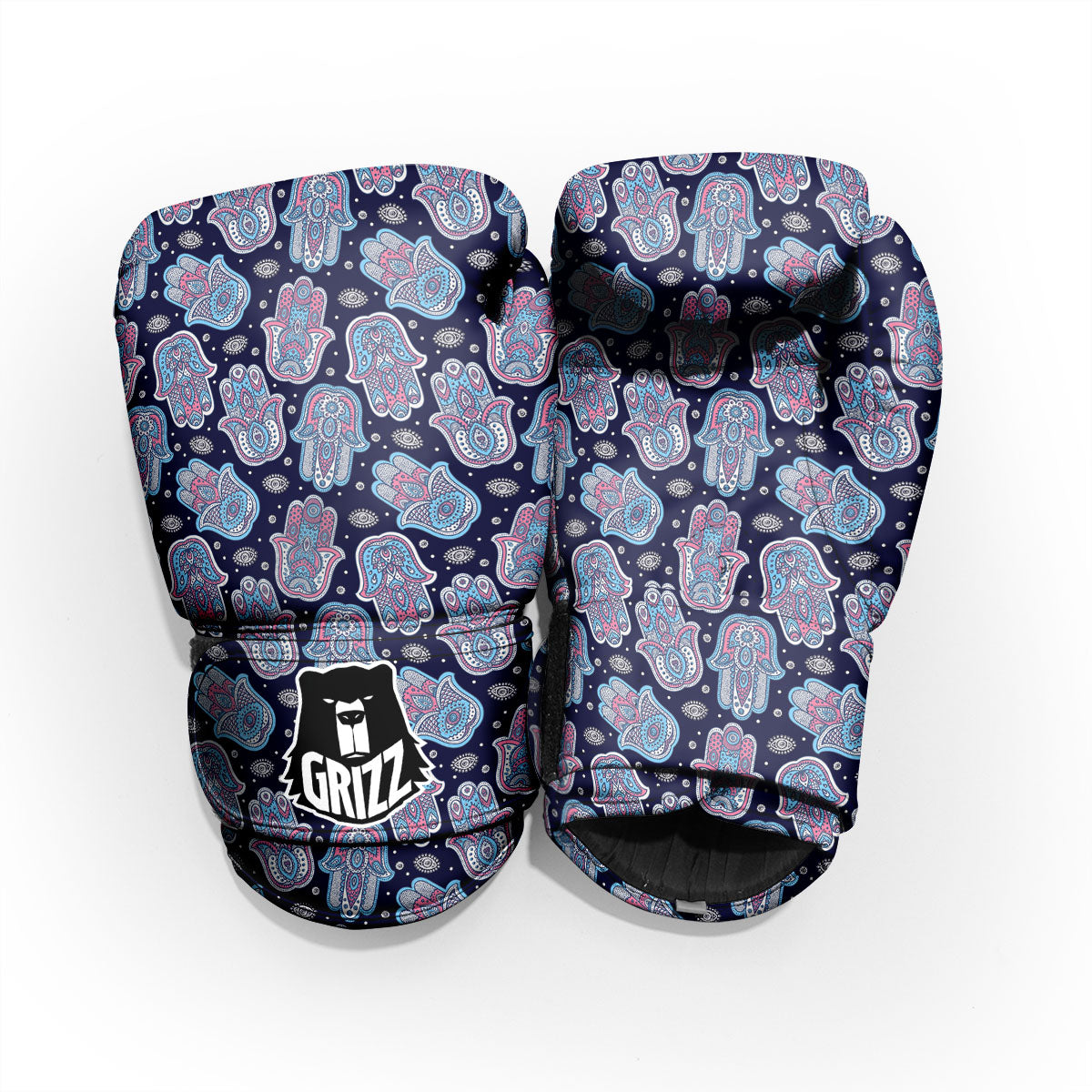Hamsa Boho Print Pattern Pro Boxing Glove