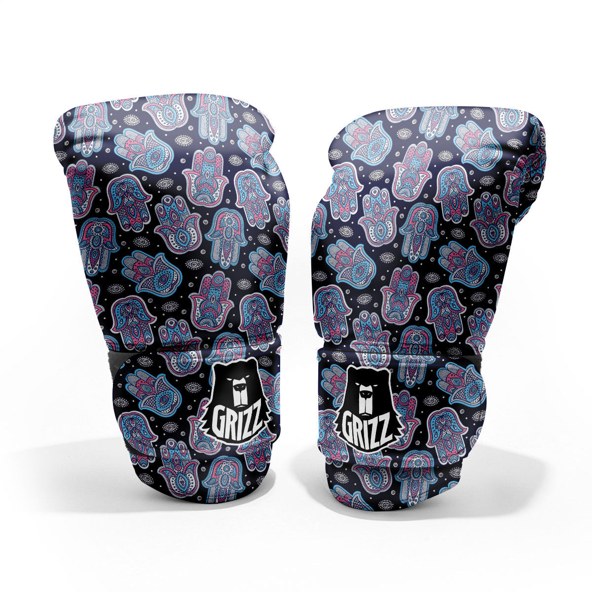 Hamsa Boho Print Pattern Pro Boxing Glove