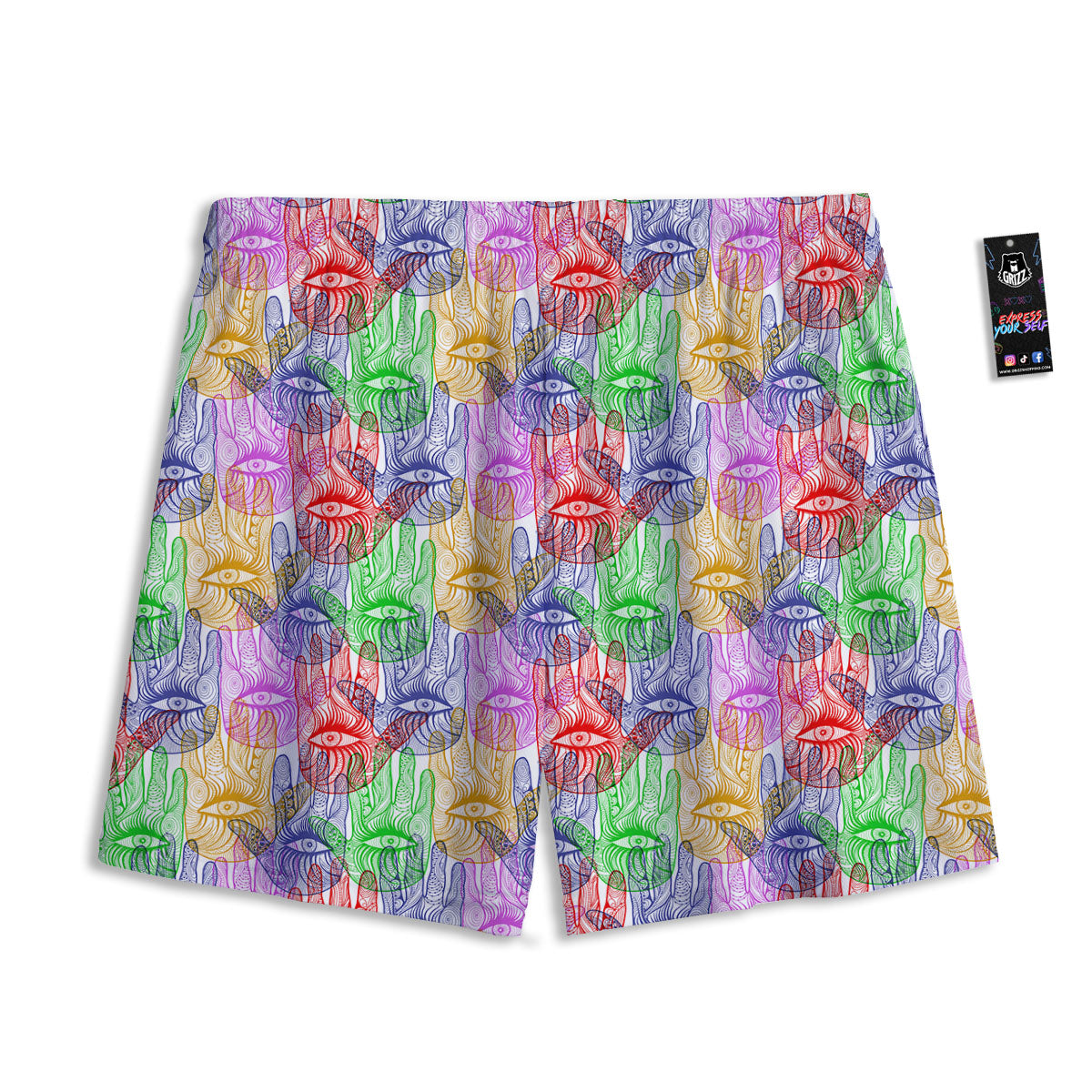 Giraffe Funny Print Mesh Shorts