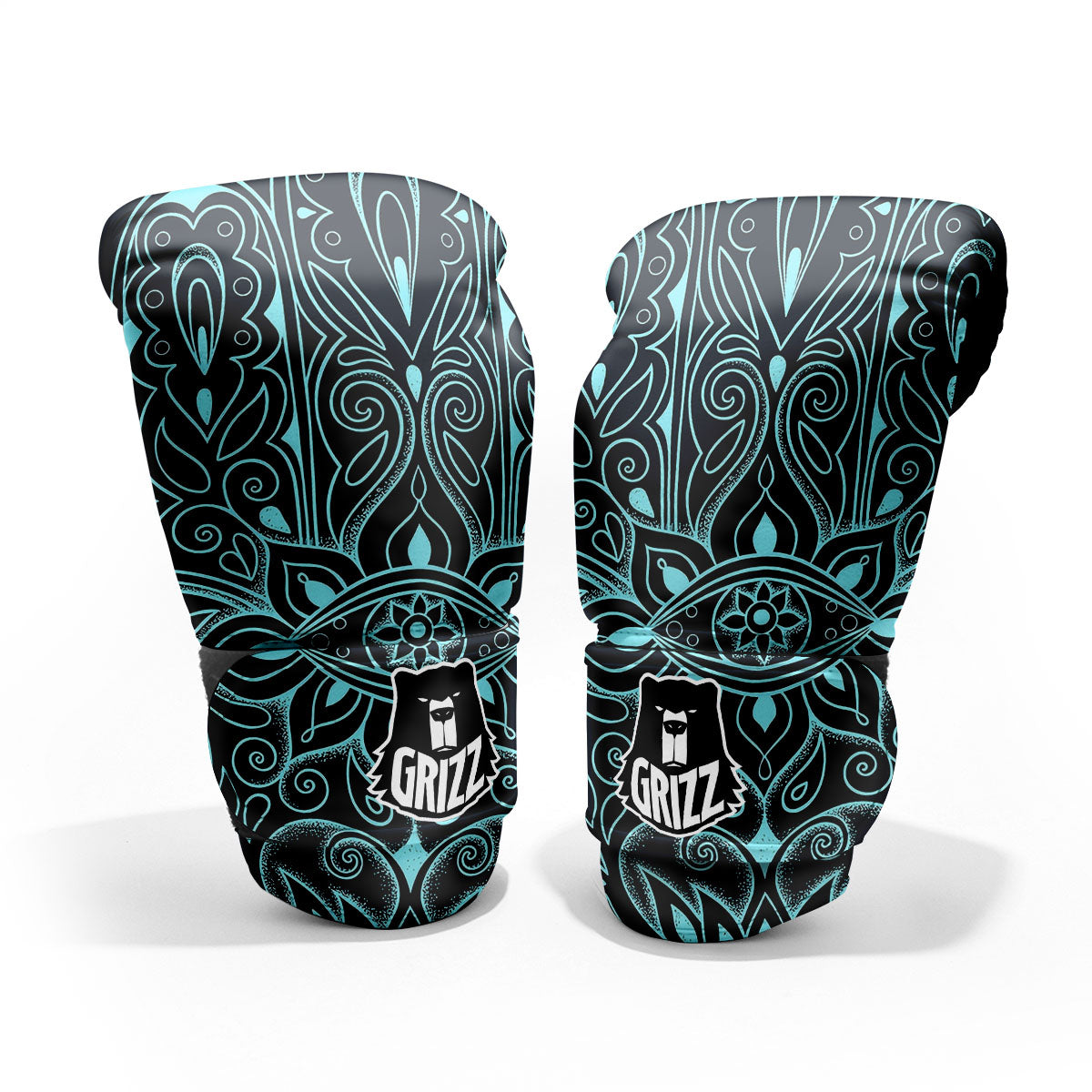 Hamsa Hand Fatima Spirital Print Pro Boxing Glove