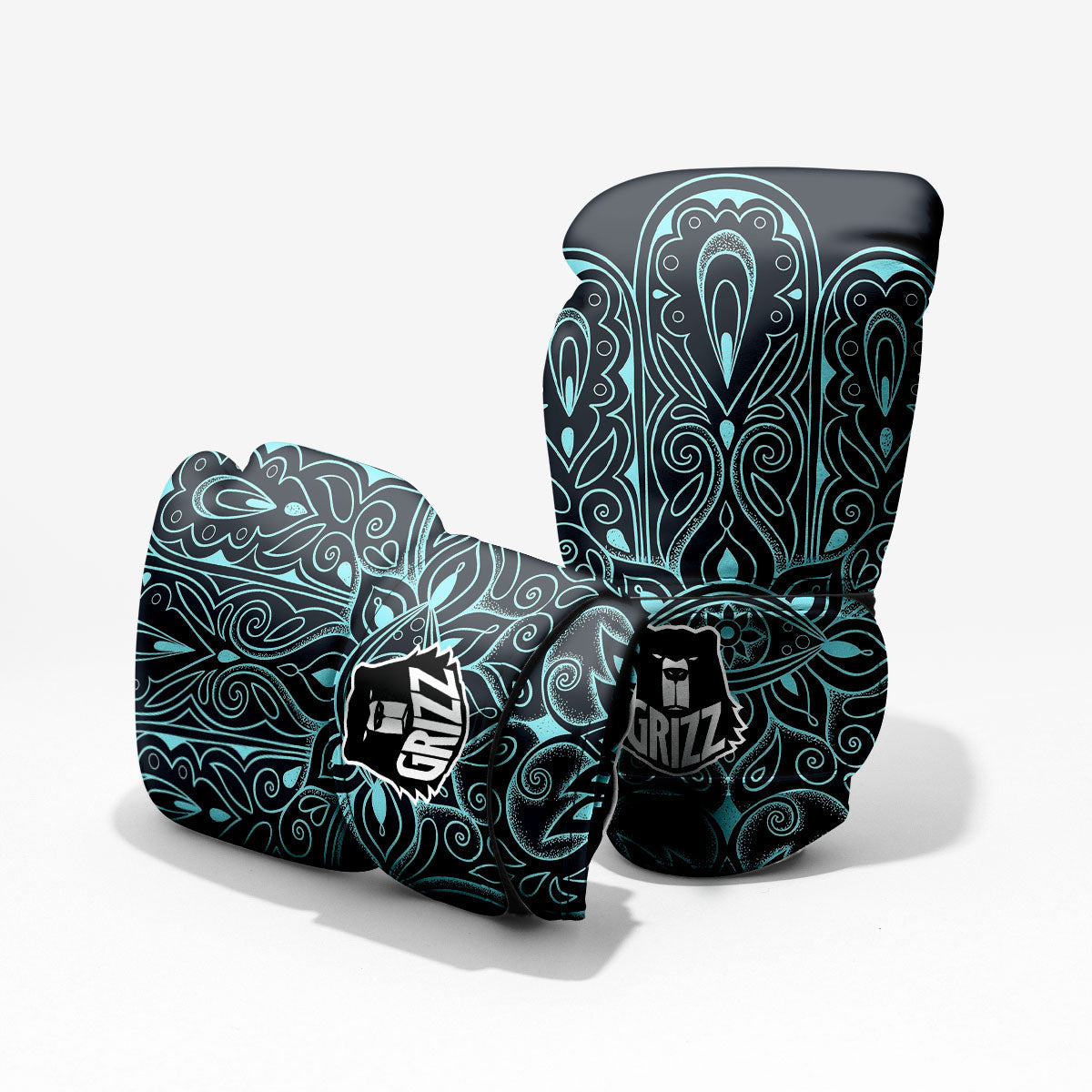 Hamsa Hand Fatima Spirital Print Pro Boxing Glove
