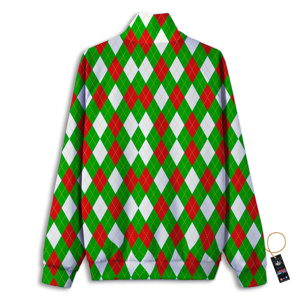 Hamsa Hand Fatima Spirital Print Track Jacket-grizzshop