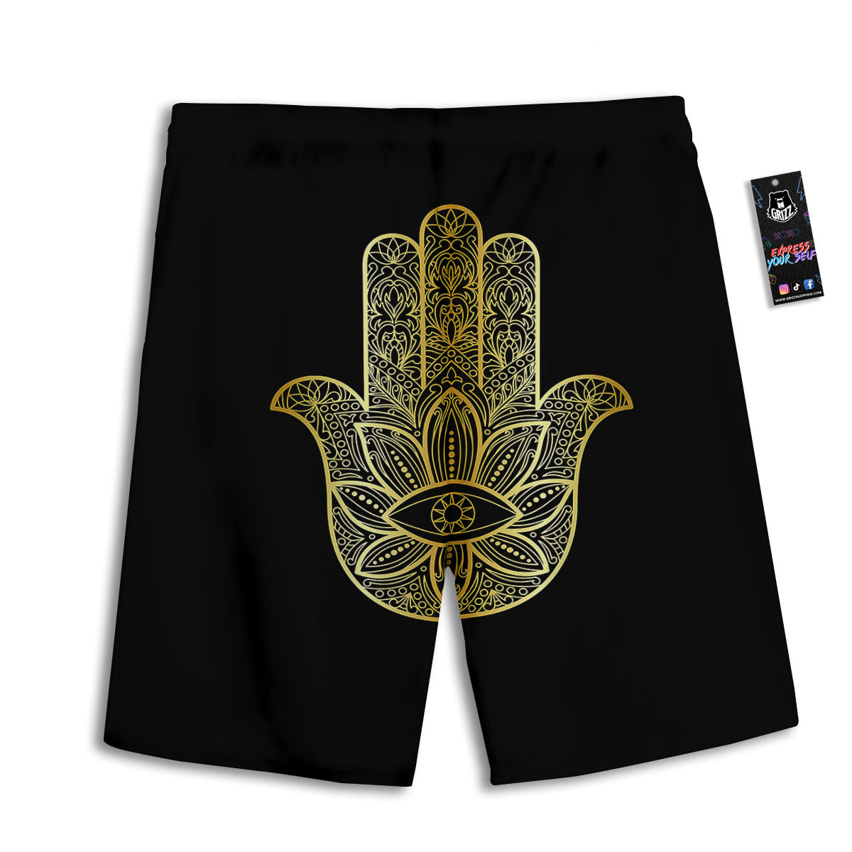 Jack Russell Terrier Hipster Print Men's Athletic Shorts