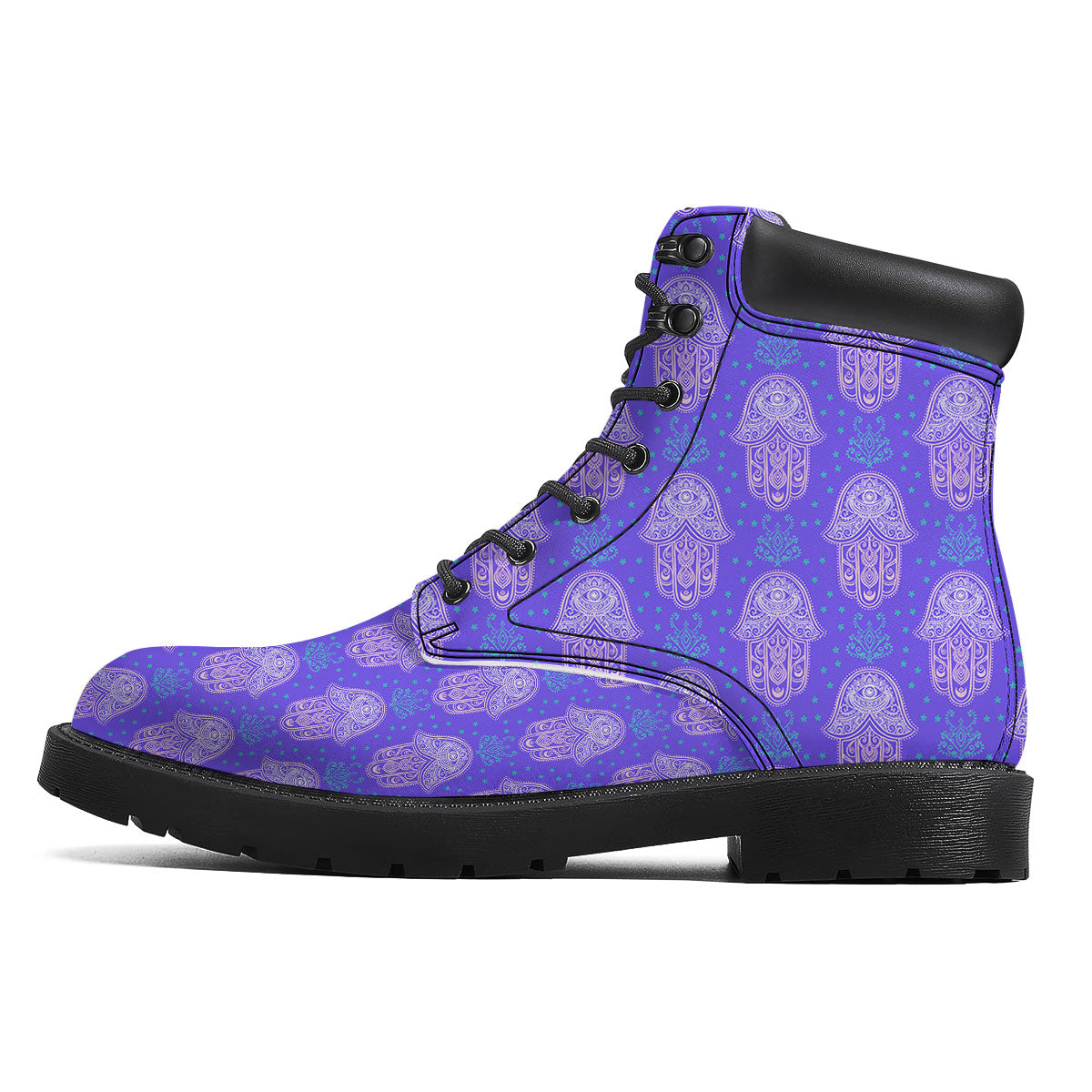 Hamsa Indian Print Pattern Boots-grizzshop
