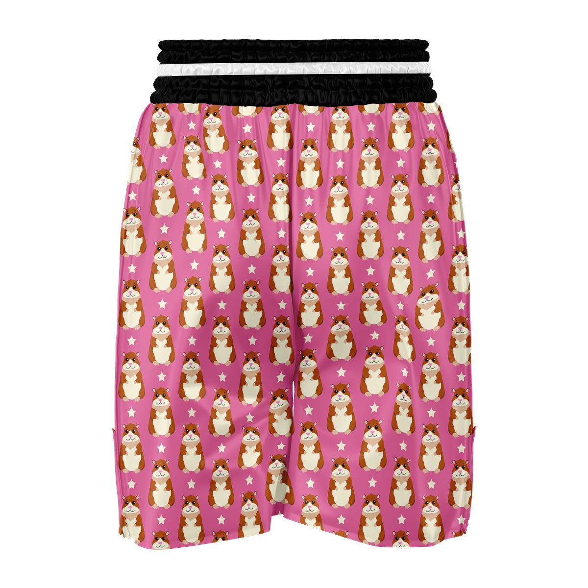 Hamster Print Pattern Boxing Shorts-grizzshop