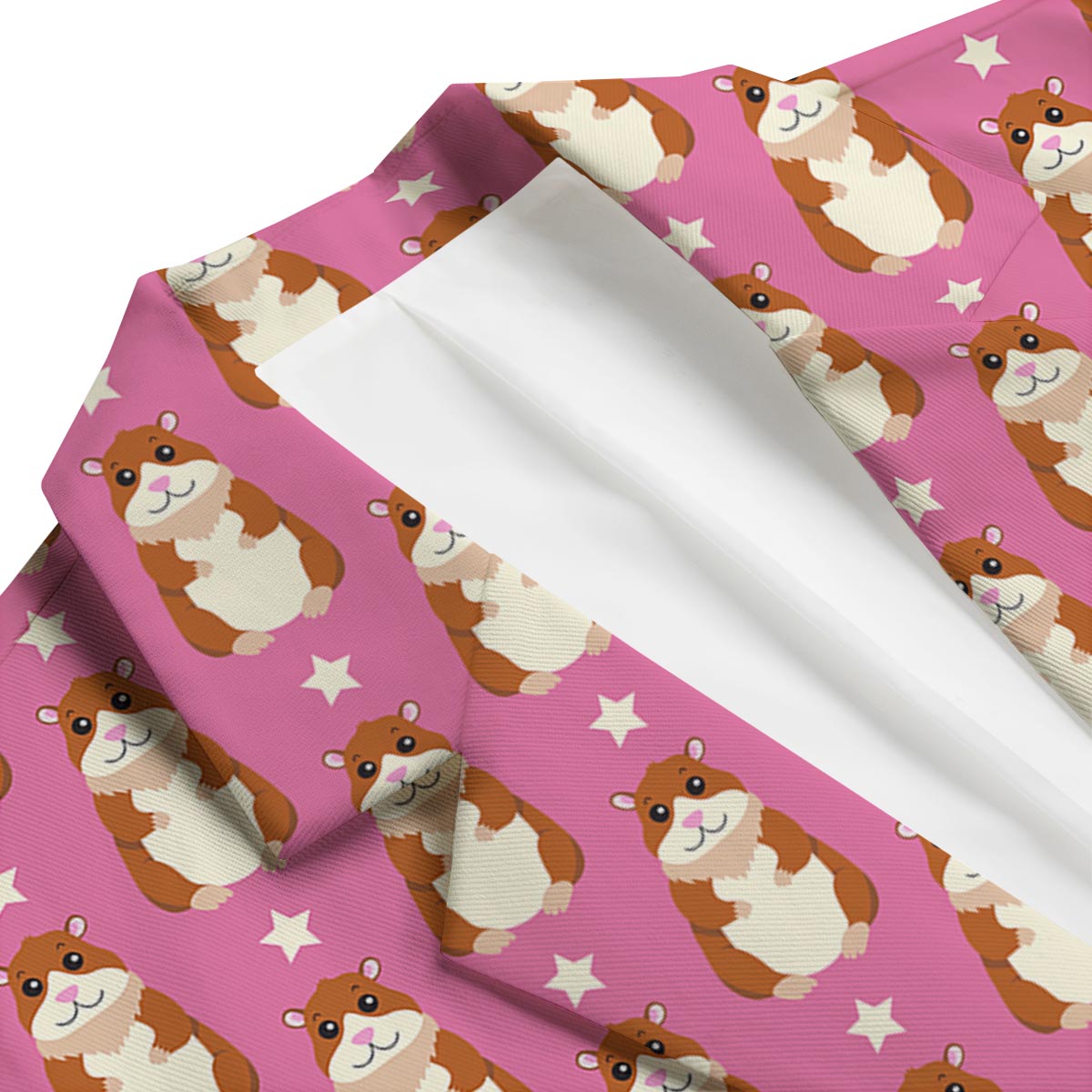 Hamster Print Pattern Men's Blazer-grizzshop