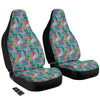 Hand Drawn Watercolor Tropical Print Pattern Car Seat Covers-grizzshop