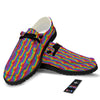 Hand Sign Gay Pride Print Pattern Black Loafers-grizzshop