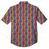 Hand Sign Gay Pride Print Pattern Button Up Shirt-grizzshop