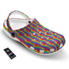 Hand Sign Gay Pride Print Pattern Clog-grizzshop