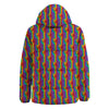 Hand Sign Gay Pride Print Pattern Down Jacket-grizzshop