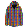 Hand Sign Gay Pride Print Pattern Down Jacket-grizzshop