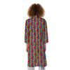 Hand Sign Gay Pride Print Pattern Kimono-grizzshop